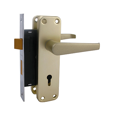 JW-LOCK Lever Door Handle Lock Set 681G