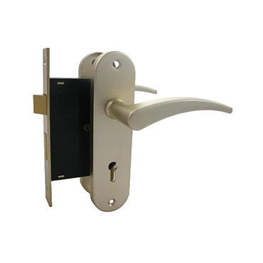 JW-LOCK Lever Door Handle Lock Set 519G