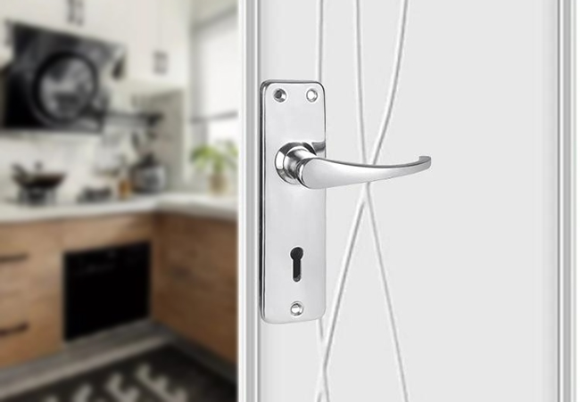 JW-LOCK Lever Door Handle Lock Set Usage Scenario 1