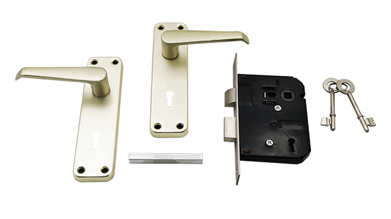 JW-LOCK Lever Door Handle Lock Set Feature 2