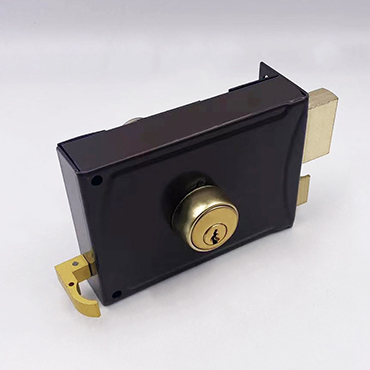 JW-LOCK Mechanical Rim Lock Black 720