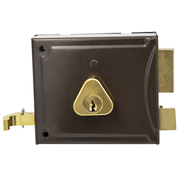 JW-LOCK Brown Rim Lock -1