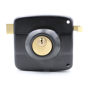 JW-lOCK Black Rim Lock 105B Details