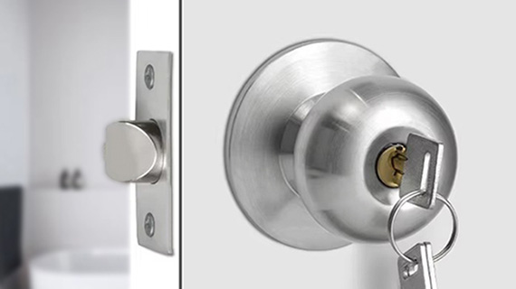JW-LOCK Durable Stainless Steel Door Knobs for Bathroom-1