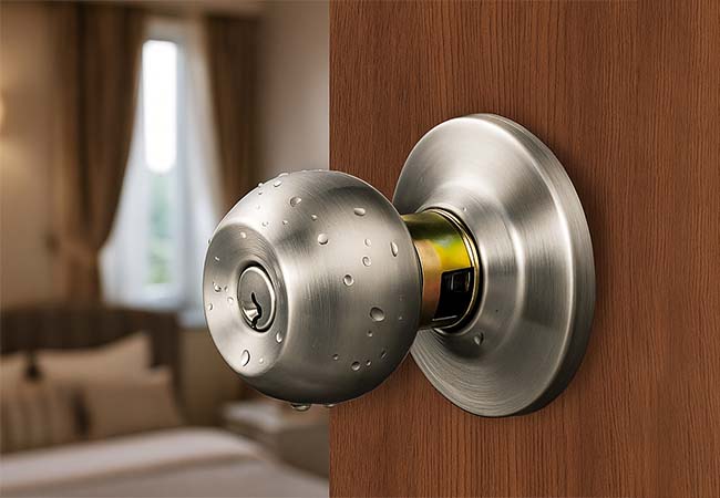 JW-LOCK Durable Stainless Steel Door Knobs for Bedroom