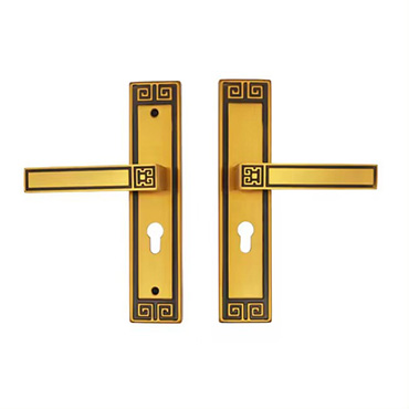 JW-LOCK-Iron Panel Aluminum Handle 27047