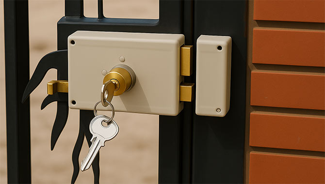 JW-LOCK Learn About Double Cylinder Rim Lock 111A Application