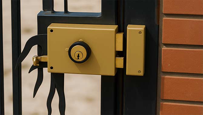 JW-LOCK Modern Rim Lock for Easy Installation