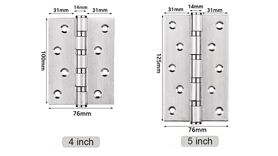 JW-LOCK Stainless Steel Security Door Hinges