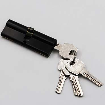 JW-LOCK Black 70mm Euro Lock Cylinder for 8540 Mortise Lock