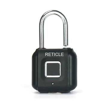 JW-LOCK Black Smart Fingerprint Padlock 203