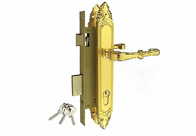 JW Yellow 8540 Mortise Lockset