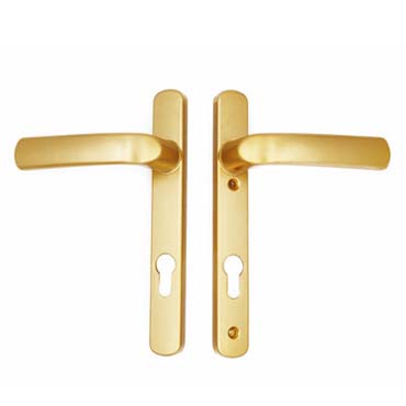 Aluminum Door Handles Cylinder Plate Security Indoor Handle-1