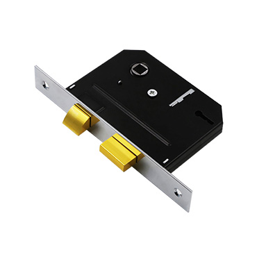 Black British Lever Lock Body