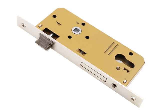 JW-LOCK 8545 Storm Door Lock body Nickel Brushed