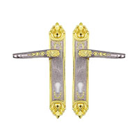 JW-LOCK Iron and Aluminum Door Handles 60mm Euro Lock Cylinder