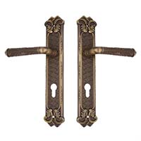 JW-LOCK Modern Zinc AlloyDoor Handles with Plate