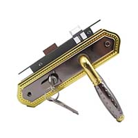 JW-LOCK Mortise Lock Set with Door Handle & Lock