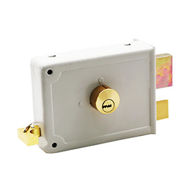 JW-LOCK White Rim Lock 10000
