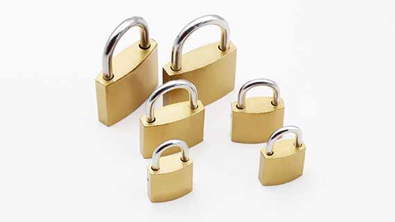 JW-LOCK Wholesale RETICLE Brass Padlock for Application