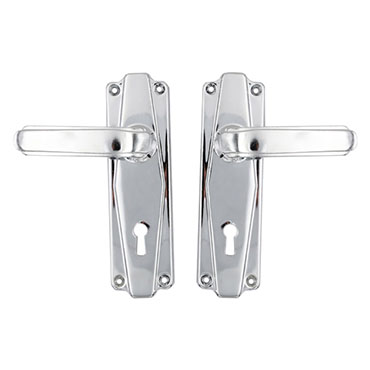 Lever Mortise Aluminum Door Handle for Wooden Door