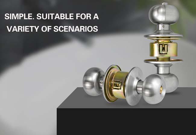 Stainless Steel Interior Handle Door Knobs Lock