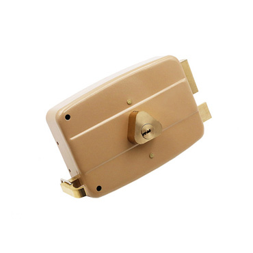 Yellow 116 Rim Latch Door Lock Surface Mounted with Long Throw