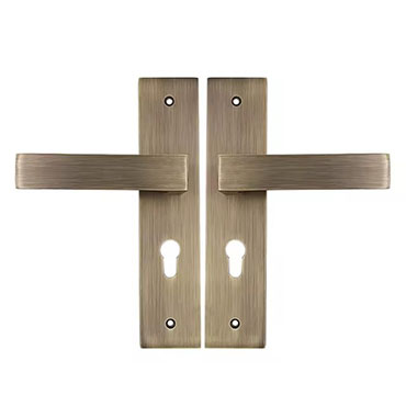 Zinc Alloy Door Handles on Backplate-54284