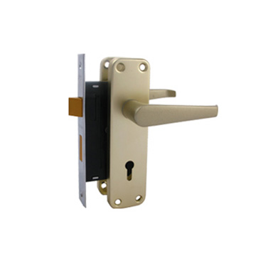 2 & 3 Lever Lock and Handle Set By Champagne