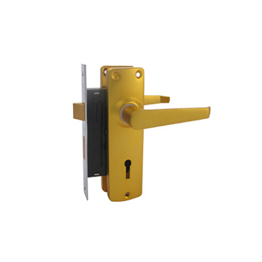 2 & 3 Lever Lock and Handle Set By Gold