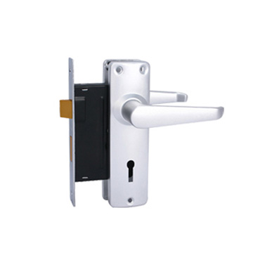 2 & 3 Lever Lock and Handle Set By Silver