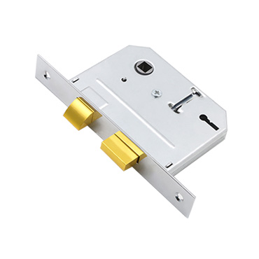 2 Lever Silver Mortice Lock By Chrome-Plating