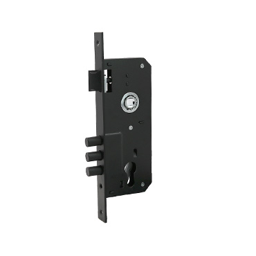 8540 3 Round Dead Bolt Mortise Lock Body By Black Nickel