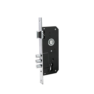 8540 3 Round Dead Bolt Mortise Lock Body By Chrome-Plating
