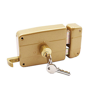 Anti-theft Wooden Door Lock Deadbolt Rim Lock And Keys 23
