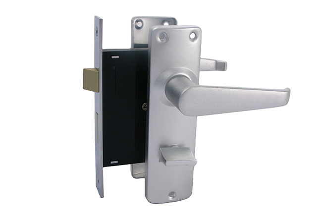 Bathroom Lever Lockset with Knob 685
