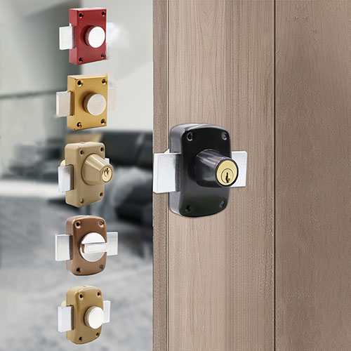 JW-Double-sided Rim Latch Lock