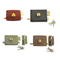 JW- Traditional Rim Night Latch Lock-1