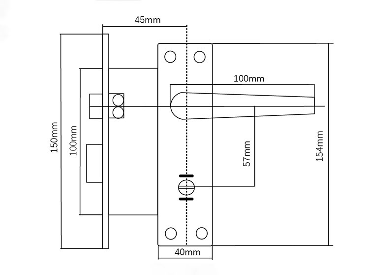 Lever Lockset 685 By Drawings