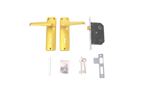 Lever Lockset With Handle and Keys By Feature