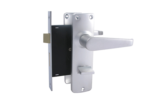 Lever Mortise Lockset with Knob for Bathroom