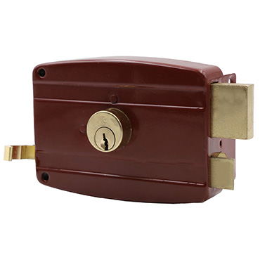 RETICLE Brass Latch Deadbolt Rim Lock 6683