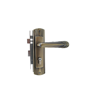 RETICLE Faceplate Door Lock Set with Handle