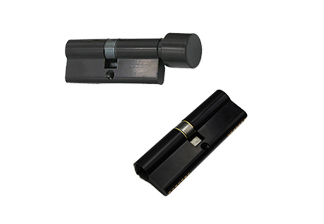 70mm Black Cylinder Lock