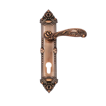 Antique Copper Mortise Door Handle