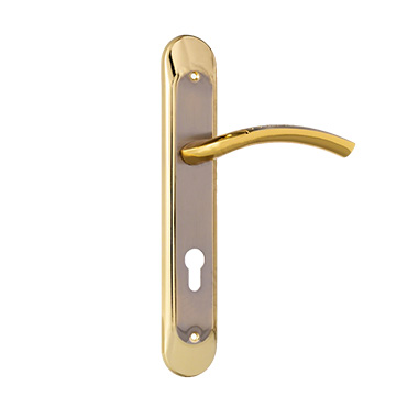 Gold Gun Black Handle and Lock