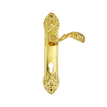 Gold Plated Euro Door Handle