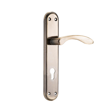 Mortise Door Handle With Backplate