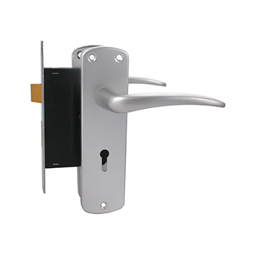 RETICLE Bathroom Lever Door Handle Lock Set 51567