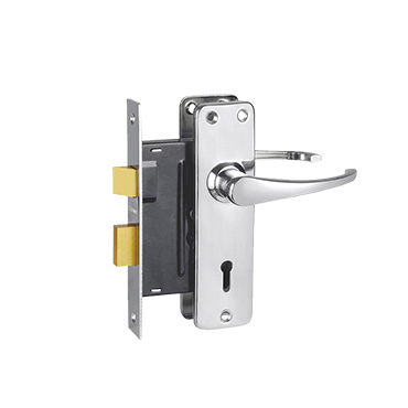 694 Chrome-plated Lever Lock Set